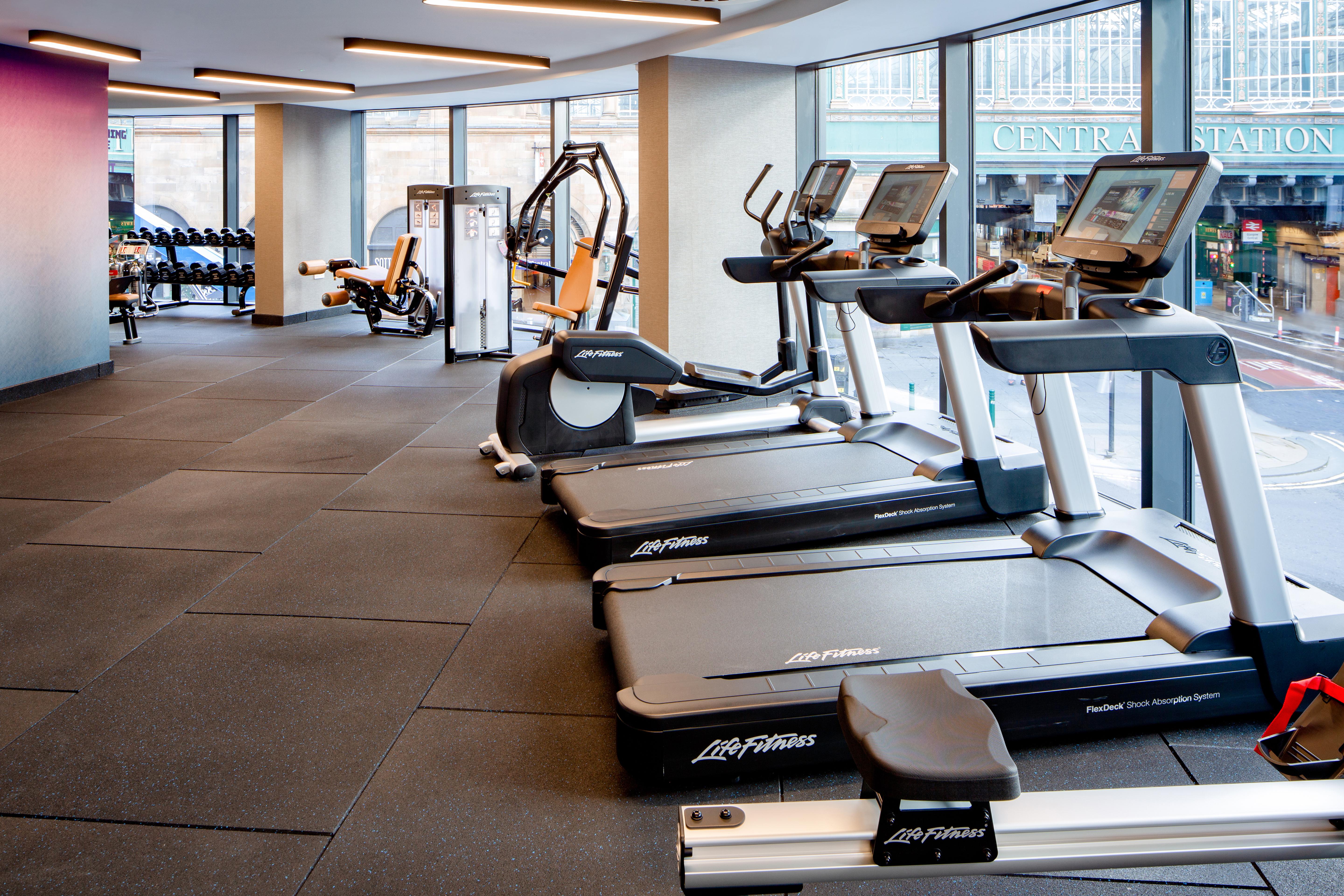Yotel غلاسغو المظهر الخارجي الصورة Life Fitness