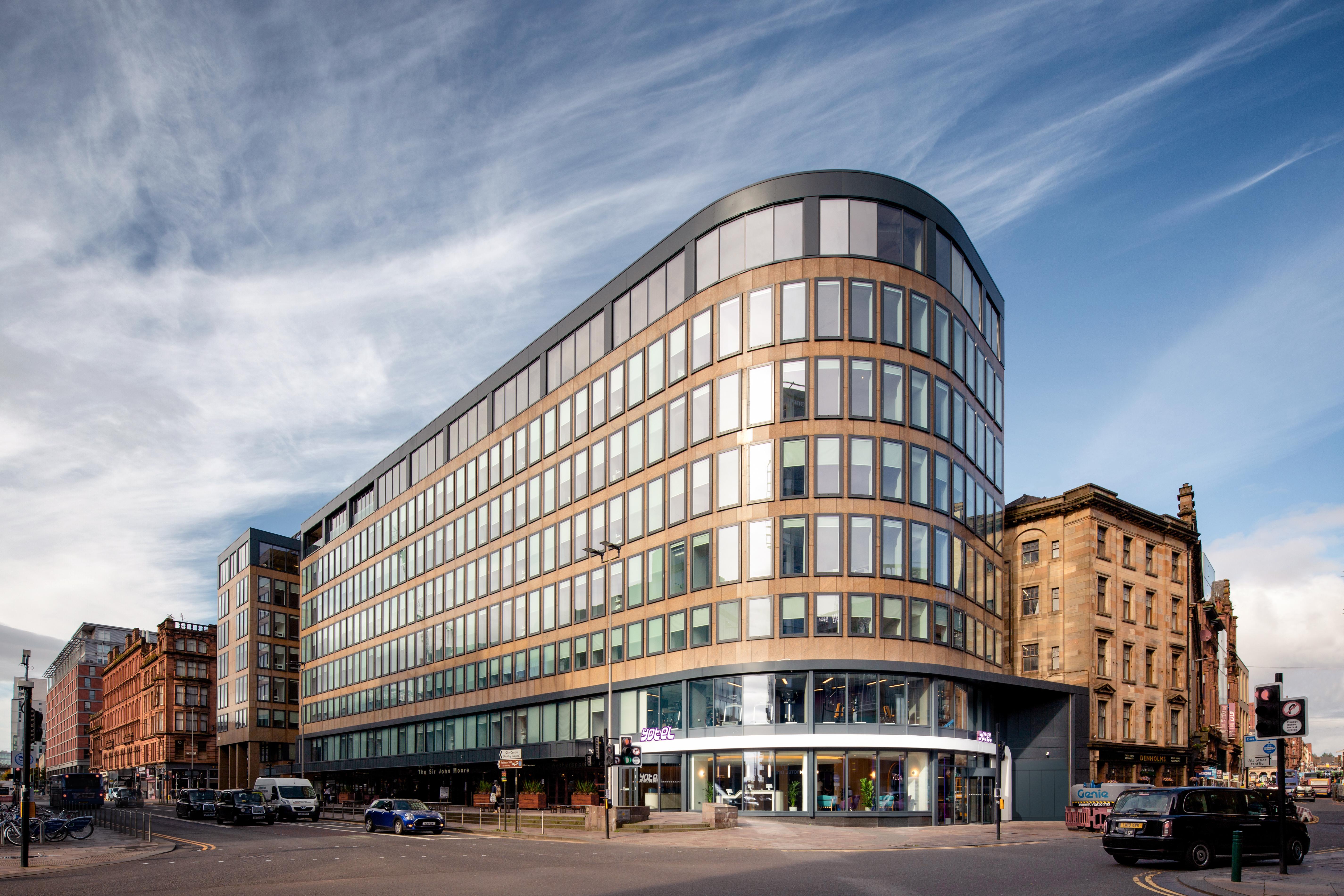 Yotel غلاسغو المظهر الخارجي الصورة The building in 2017